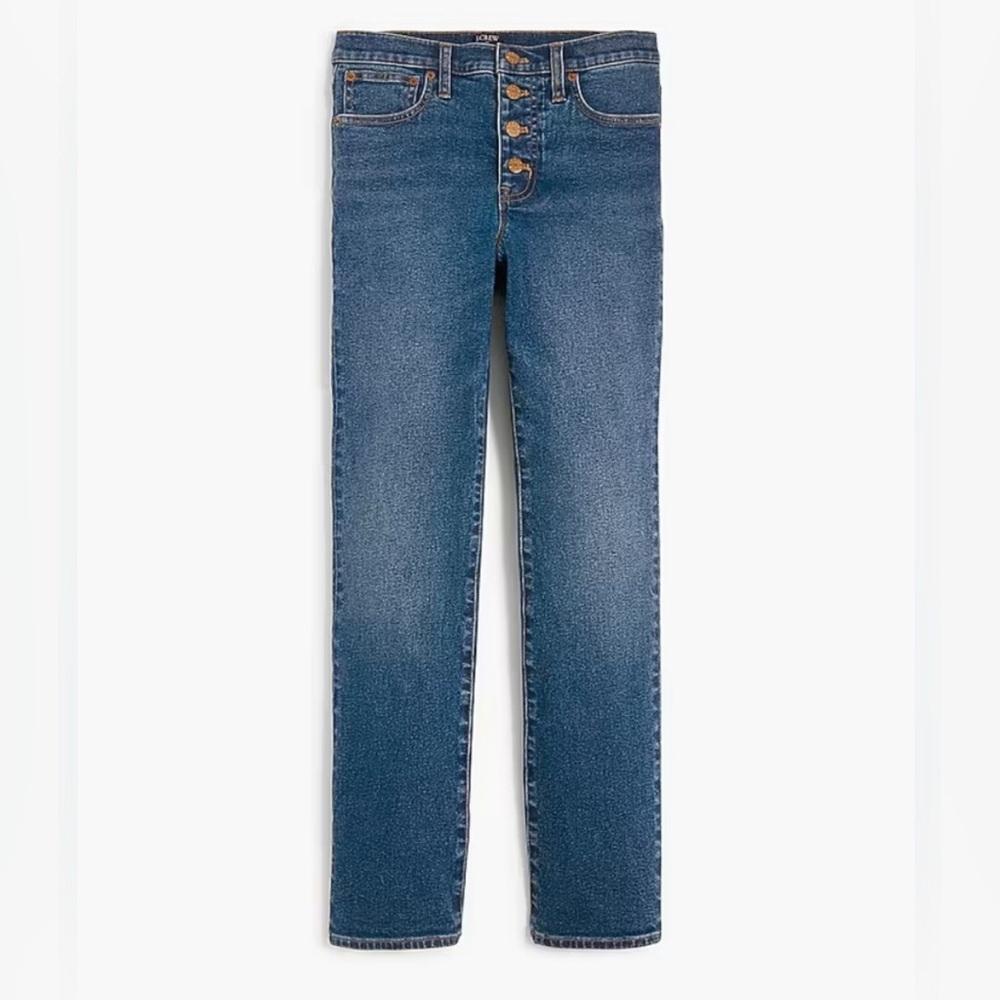 J Crew Essential straight jean with button fly